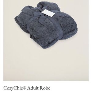 Barefoot Dreams CozyChic Adult Robe - Charcoal Gray